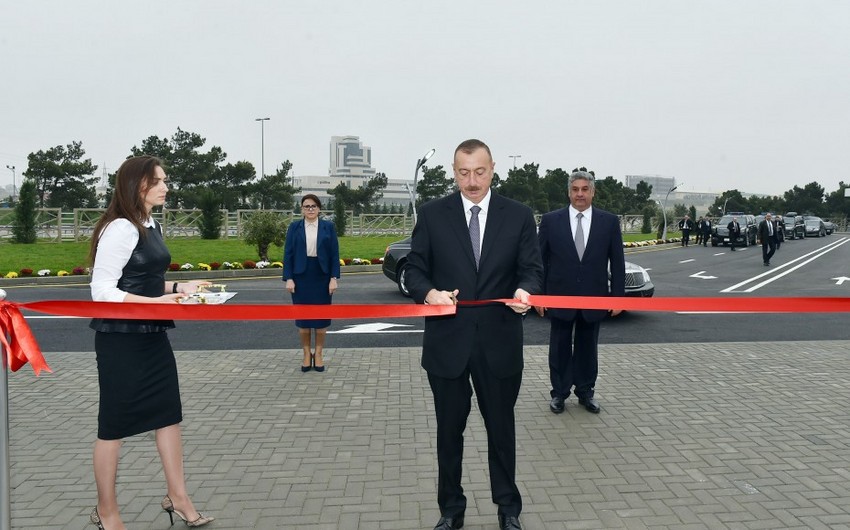 Президент Ильхам Алиев принял участие в открытии Абшеронского Олимпийского спортивного комплекса