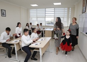 Leyla Aliyeva visits special boarding schools for physically disabled children