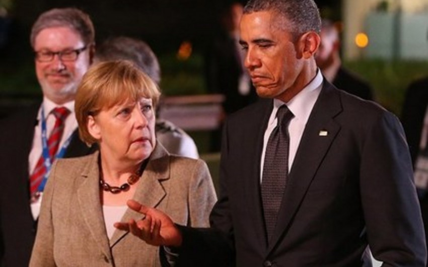 Обама и Меркель обсудили ситуацию в Донбассе