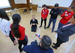 Leading British trainer conducts boccia trainings in Baku - PHOTOS