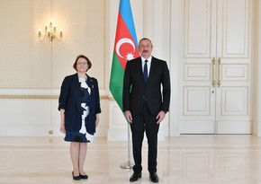 Azerbaijani president receives credentials of incoming Finnish ambassador