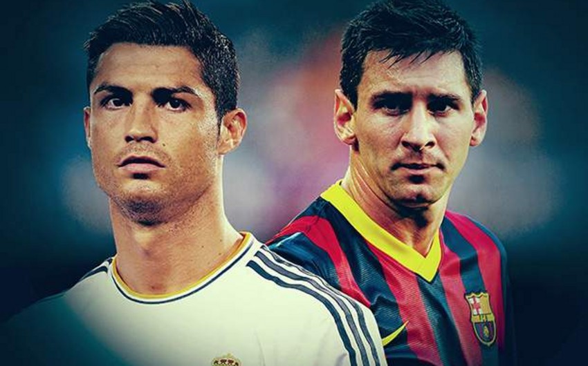 Messi və Ronaldo Çempionlar Liqasının ən yaxşı futbolçuları reytinqinin ilk 5-liyinə düşüb