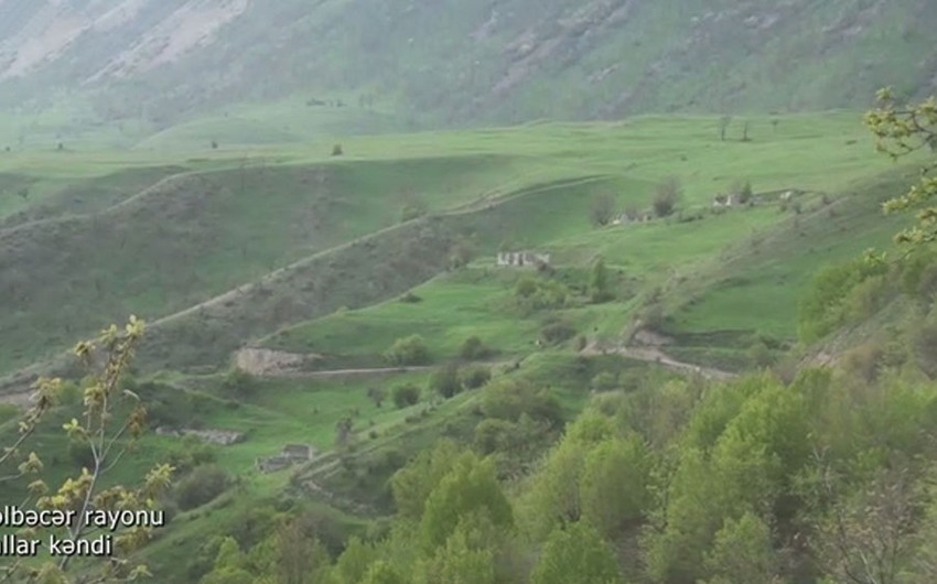 Footage from liberated Zallar village of Azerbaijan's Kalbajar district