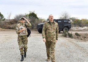 President Ilham Aliyev and first lady Mehriban Aliyeva visit Gubadli and Zangilan districts