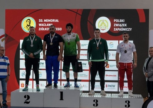 Азербайджанские борцы завоевали 3 медали на международном турнире в Польше