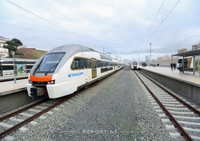 Passenger traffic on Baku-Sumgait trains grows 41%