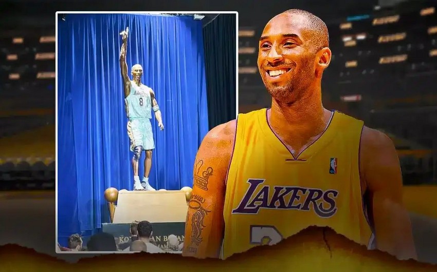 Kobe Bryant immortalized with 19-foot bronze statue outside the Lakers' arena