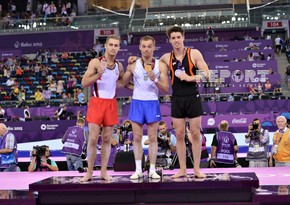 Azərbaycan gimnastı Bakı 2015də bürünc medal qazanıb