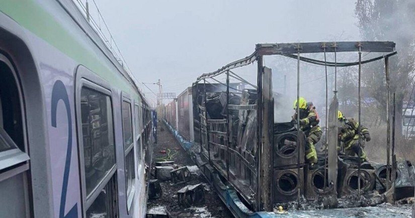 На западе Польше загорелись два поезда, эвакуированы около 1 тыс. человек