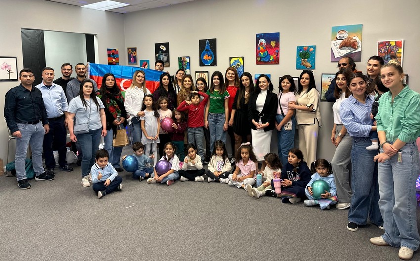 Virginia hosts art exhibition of Azerbaijani children living in US