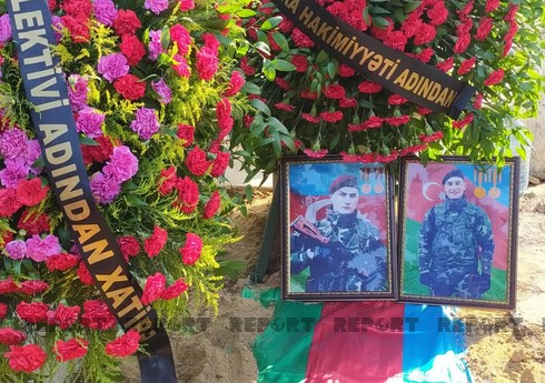 Похоронены погибшие в Лачине военнослужащие