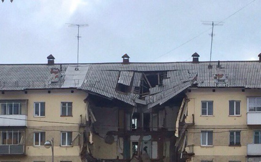 Rusiyada bina çöküb: ölən və yaralananlar var - VİDEO