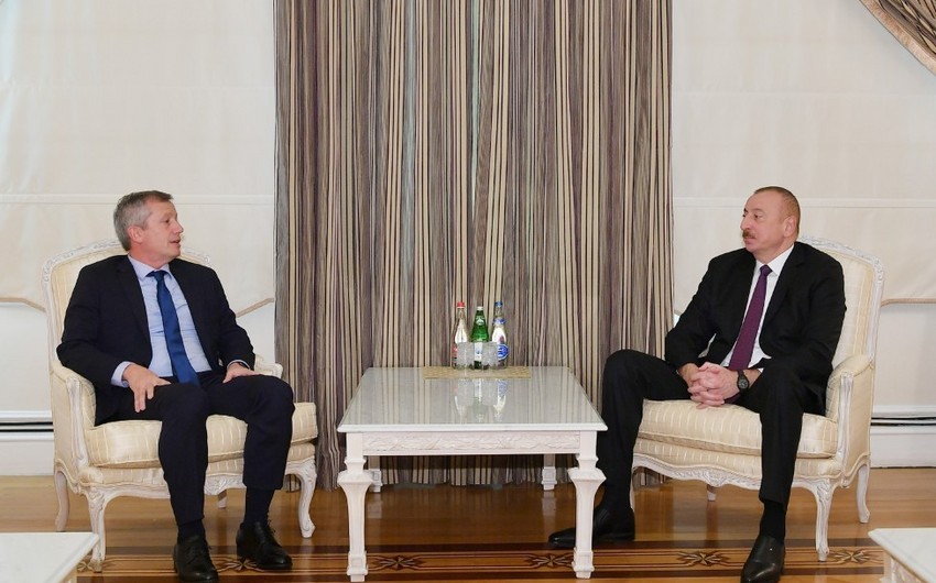 President Ilham Aliyev receives President of Argentine Chamber of Deputies