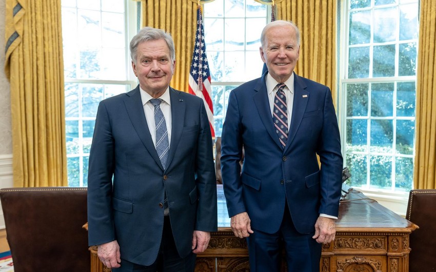 Presidents of US and Finland mull issue of support to Ukraine