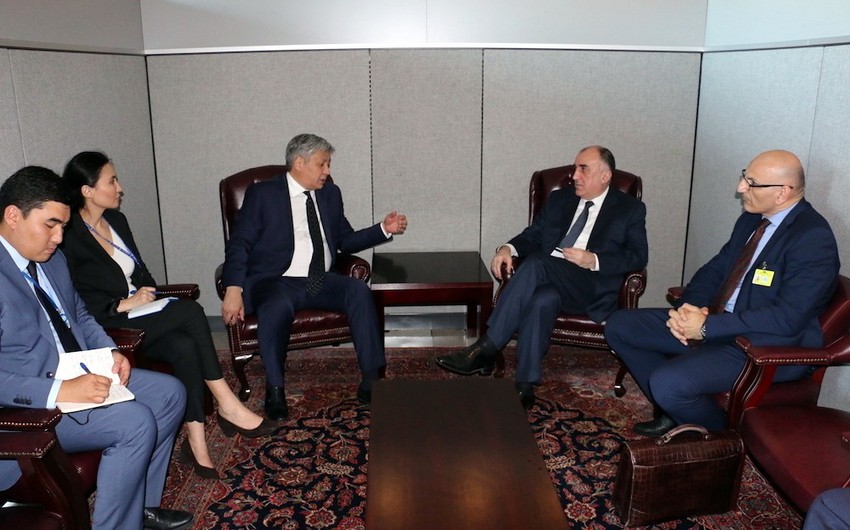 Elmar Mammadyarov meets foreign ministers of three countries in New York