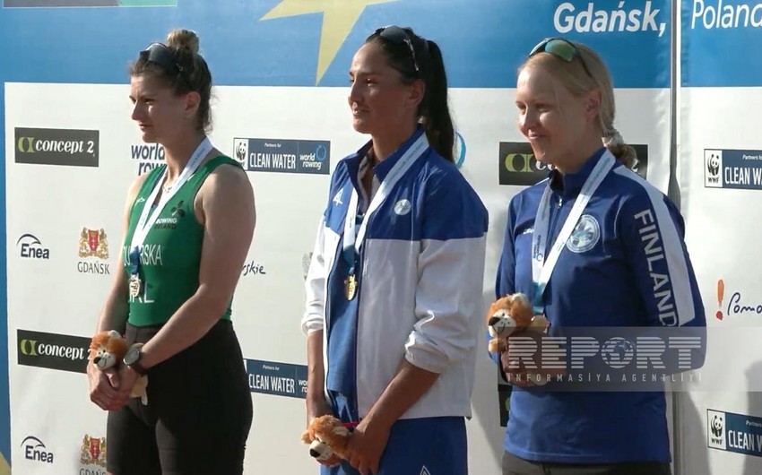 Азербайджанская спортсменка стала чемпионом Европы по гребле
