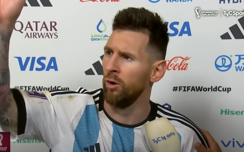 Lionel Messi Niderland millisinin futbolçusunu təhqir edib