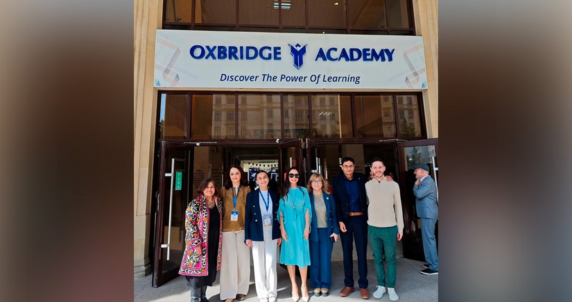 Лейла Алиева посетила академию Oxbridge Baku