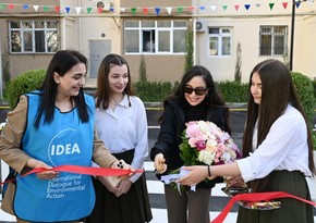 В Баку с участием Лейлы Алиевой в распоряжение жителей переданы очередные благоустроенные дворы