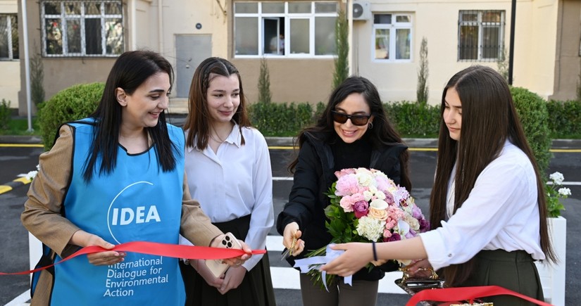В Баку с участием Лейлы Алиевой в распоряжение жителей переданы очередные благоустроенные дворы