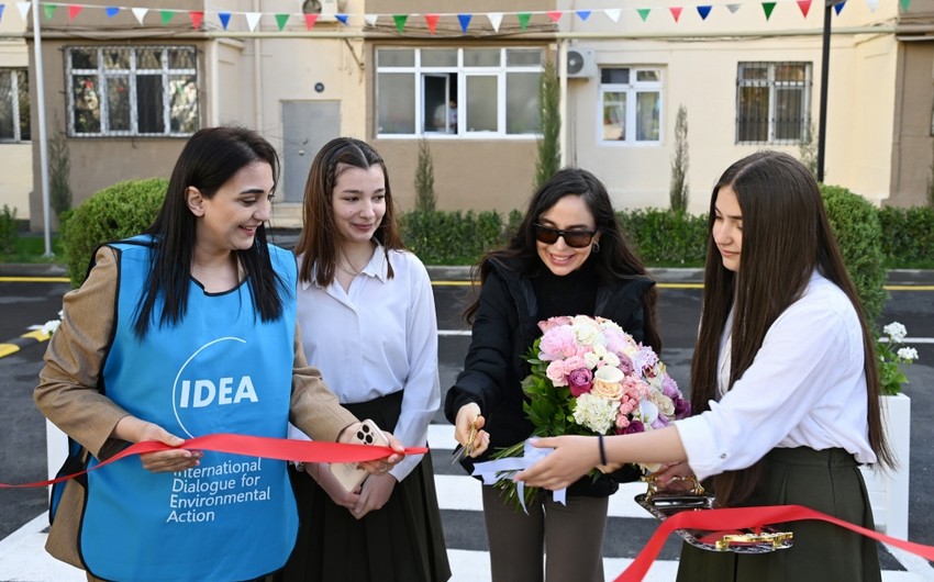 Renovated courtyards handed over to residents with participation of Leyla Aliyeva