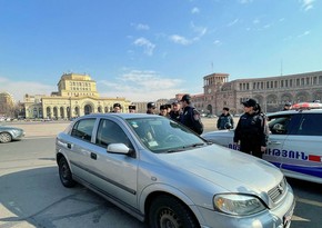 В Ереване водители проводят акцию протеста 