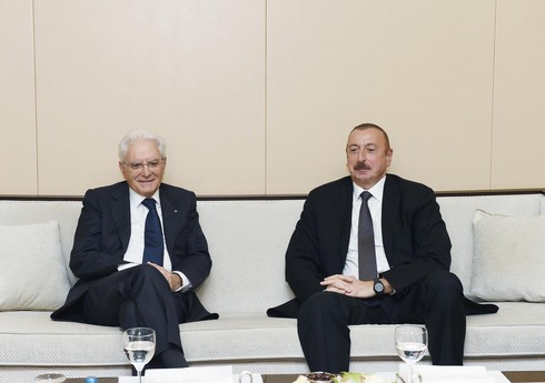 Ильхам Алиев поздравил президента Италии