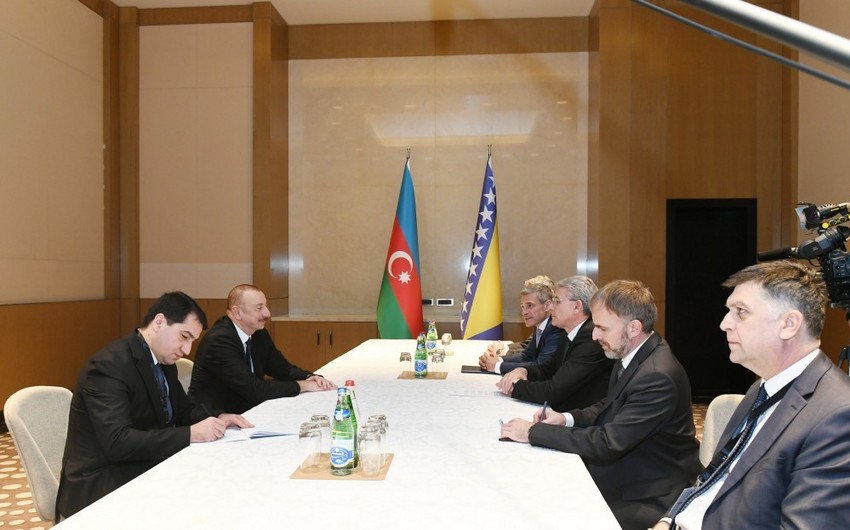 Президент Азербайджана встретился с членом Президиума Боснии и Герцеговины