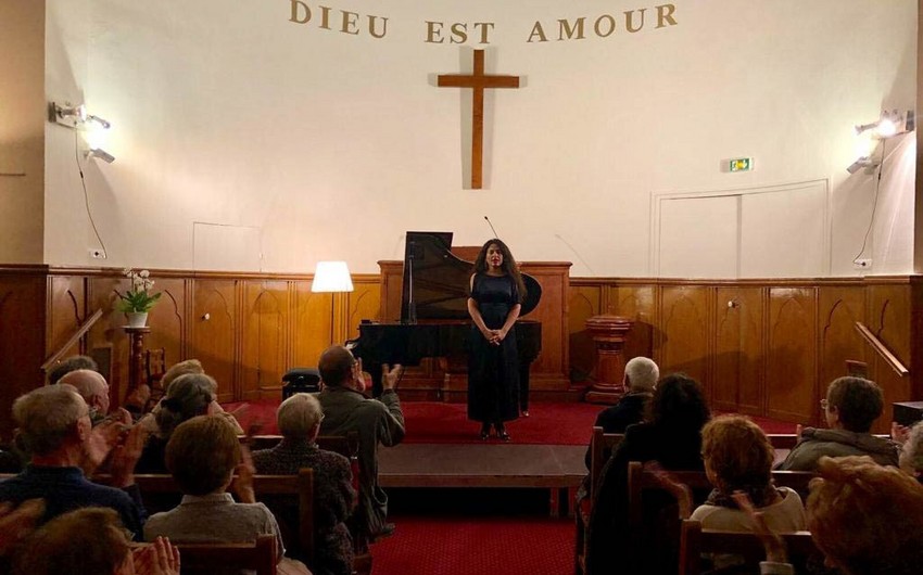 Fransada azərbaycanlı pianoçu Səidə Zülfüqarovanın konserti keçirilib - FOTO