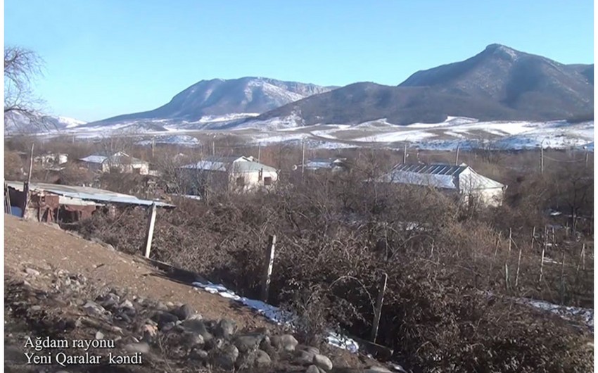 Видеокадры из села Сырхавенд Агдамского района