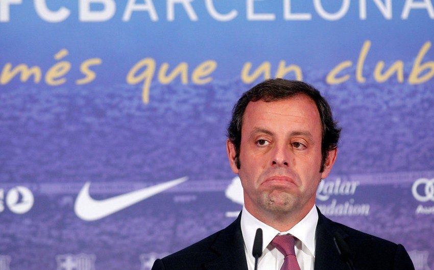Barselona klubunun keçmiş prezidenti saxlanılıb