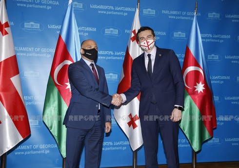 Анар Керимов встретился с председателем парламента Грузии