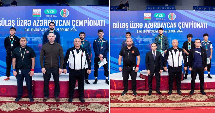 Azərbaycan çempionatı: Sərbəst güləşçilərin mübarizəsində qaliblər bəlli olub