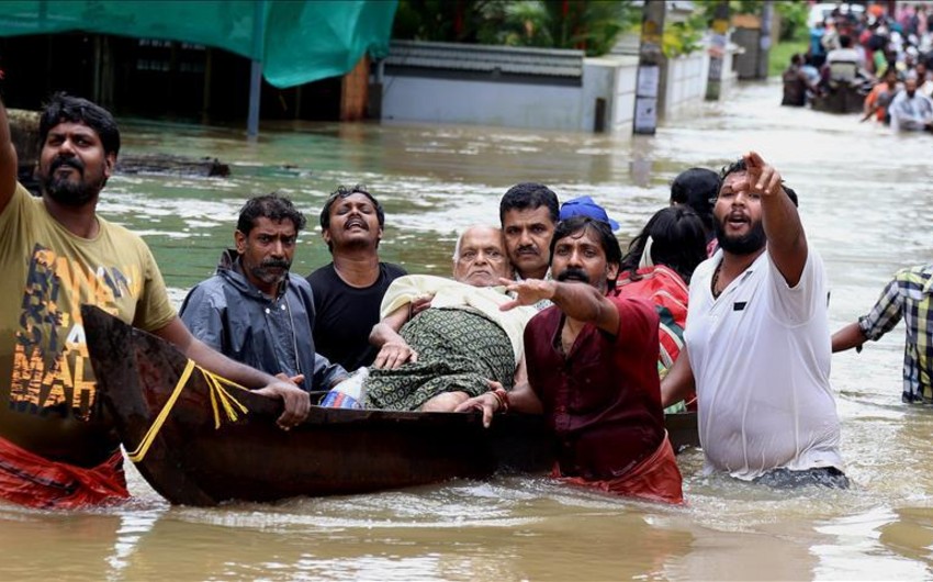 Hindistanda 1400 nəfər leysan yağışların və selin qurbanı olub