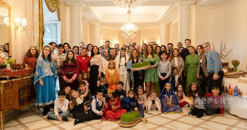 Fransada azərbaycanlı uşaqlar üçün Novruz şənliyi təşkil edilib