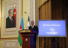 Nobel mükafatı laureatı Əziz Səncər BDU-da olub