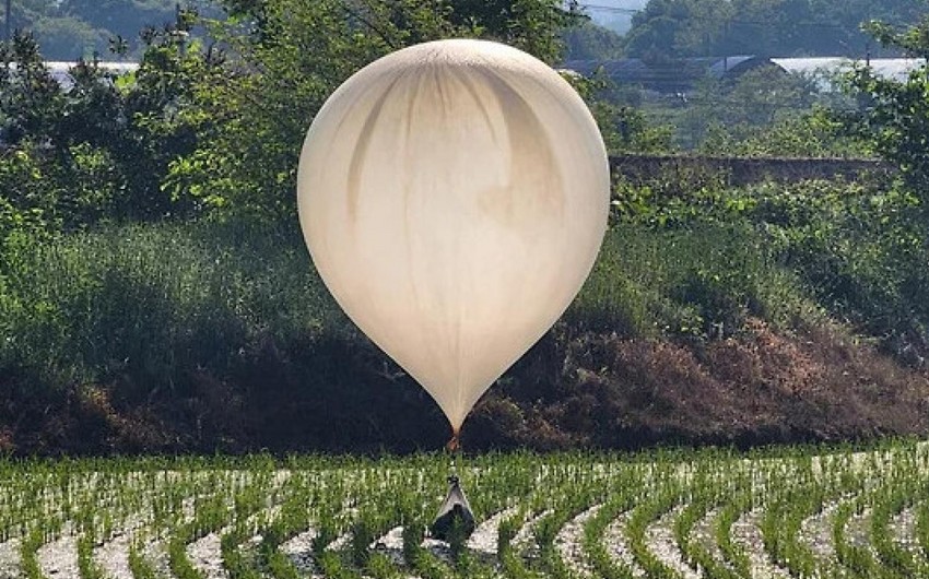 KXDR Cənubi Koreyaya yenidən zibil balonları buraxıb