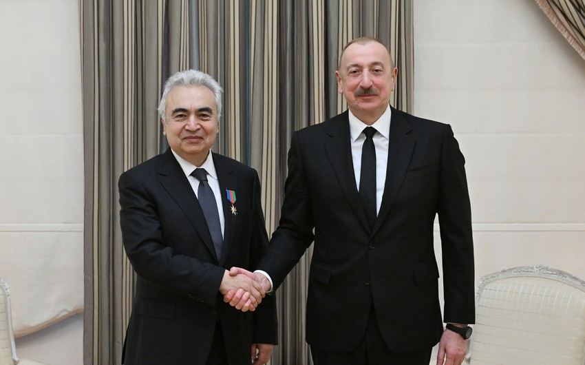 Prezident İlham Əliyev Beynəlxalq Enerji Agentliyinin icraçı direktorunu qəbul edib - YENİLƏNİB