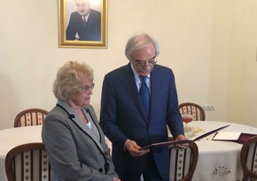 Azerbaijani Embassy awards Russian scientist 