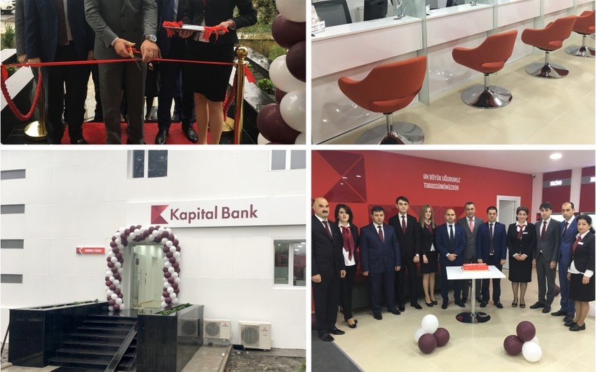 Kapital Bank открыл обновленный филиал в Габале