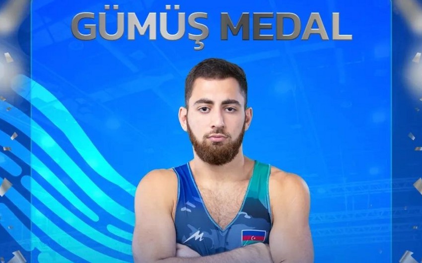 Azərbaycan güləşçisi dünya çempionatında gümüş medal qazanıb