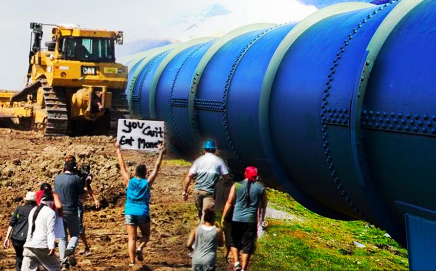 В США проходят акции против строительства нефтепровода