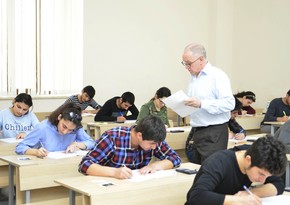 British experts administer term exams at the Baku Higher Oil School