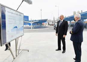 Президент Ильхам Алиев открыл новое Баладжарское локомотивное депо 