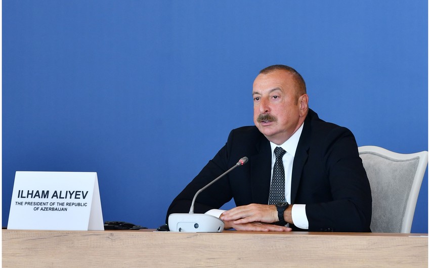 Президент: Армения приняла предложенные Азербайджаном пять принципов, дело за практической работой