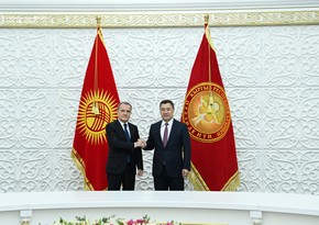 Jeyhun Bayramov meets with President of Kyrgyzstan