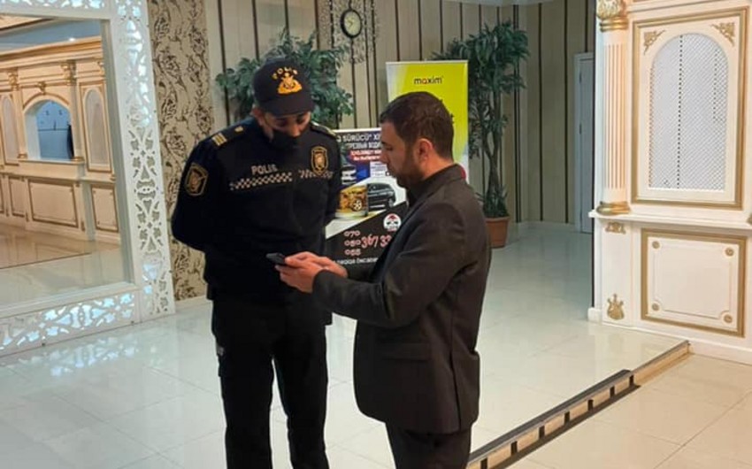DİN: COVID-19 pasportu olmayan mərasim yerlərinə polis qrupları cəlb edilib