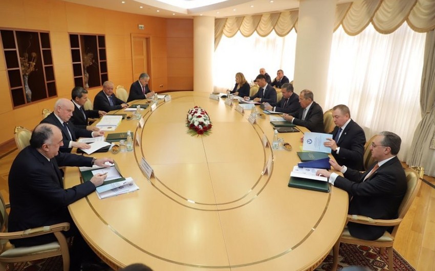 Глава МИД Азербайджана принимает участие на заседании СМИД стран СНГ в Ашхабаде