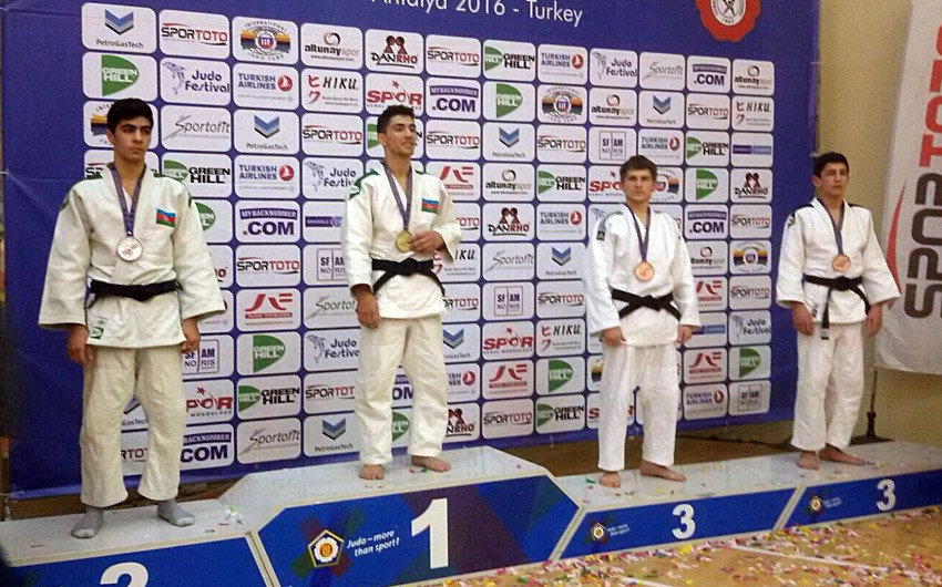 Azərbaycan cüdoçuları Antalyada 8 medal qazanıblar