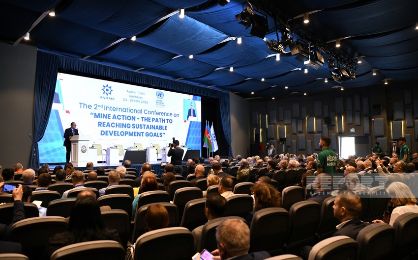 В Агдаме проходит вторая международная гуманитарная конференция по разминированию